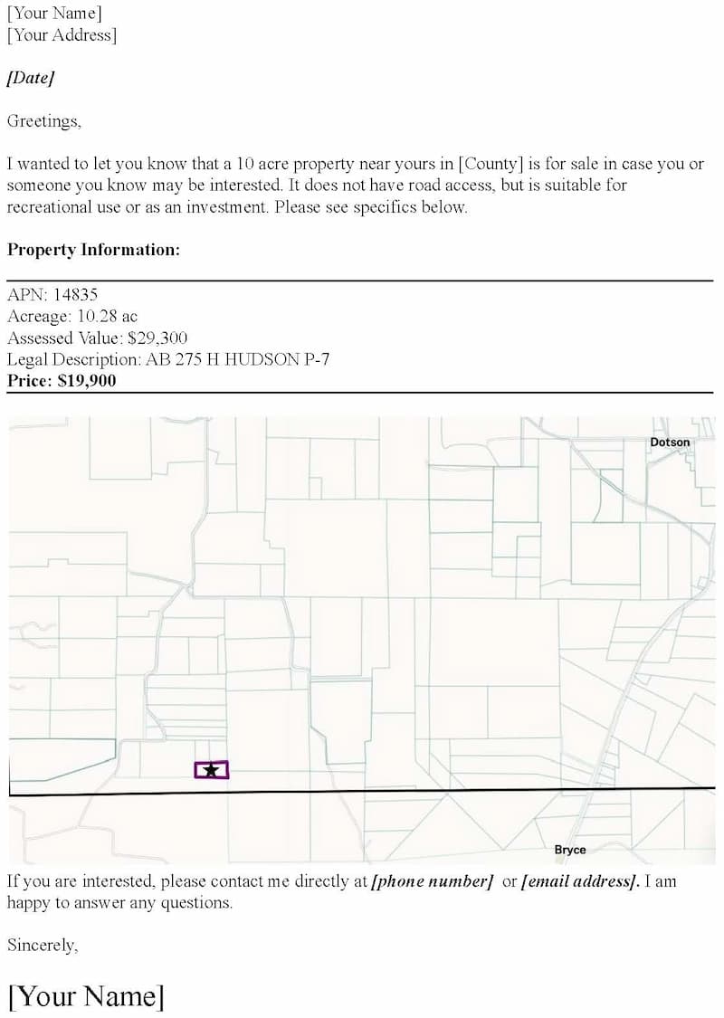 Sell Land By Owner in 3 Steps With a FSBO Letter Campaign